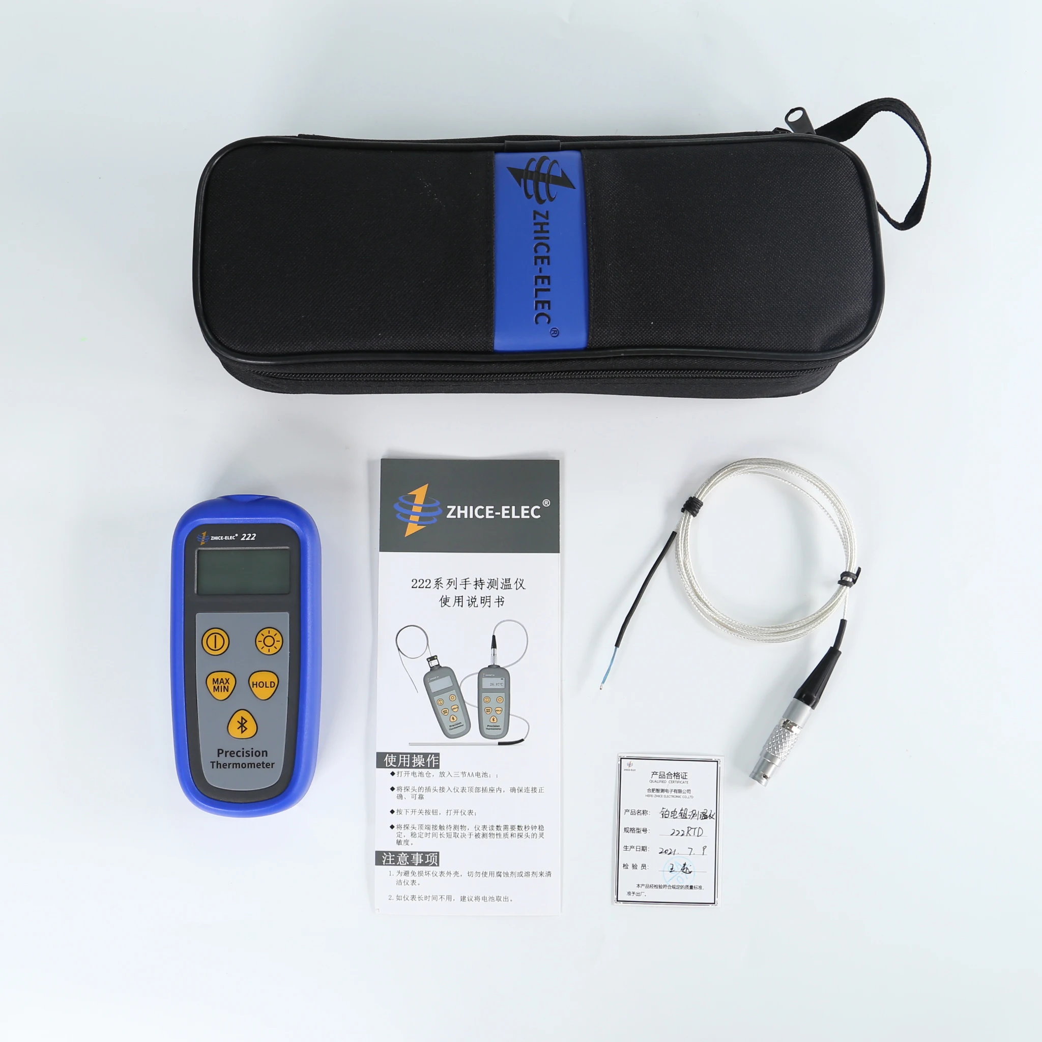 Industrial Use Manufacturer Handheld Single Channel Digital NTC Thermometers Precise Temperature Testing