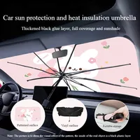 Car Sunshade Foldable Windshield Umbrella Sun Shade Curtain Car Front Window Parasol Sun Protector Accessories