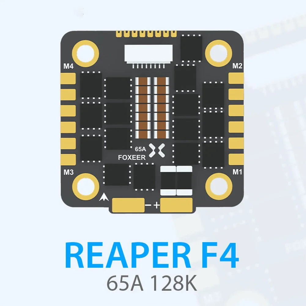 VoltSFoxeer Reaper F4 128k 65a 30x30mm Blheli32 4in1 Brushless Esc 3-8s Dshot1200 For Flight Controller Stack Rc Fpv Racing Dron