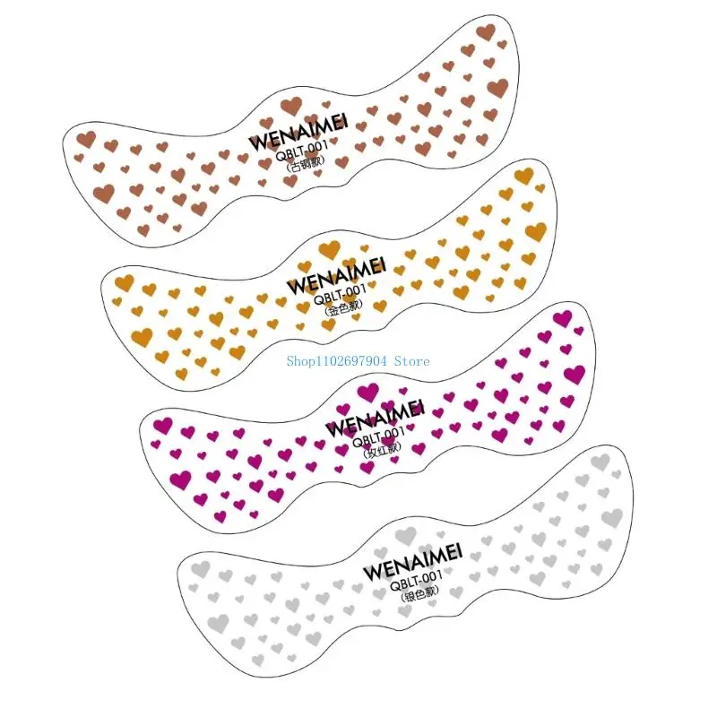 N7YF lấp lánh tàn nhang tạm thời hình xăm 4 tấm mặt lấp lánh đốm, miếng dán trang điểm lấp lánh cho các cô gái phụ nữ