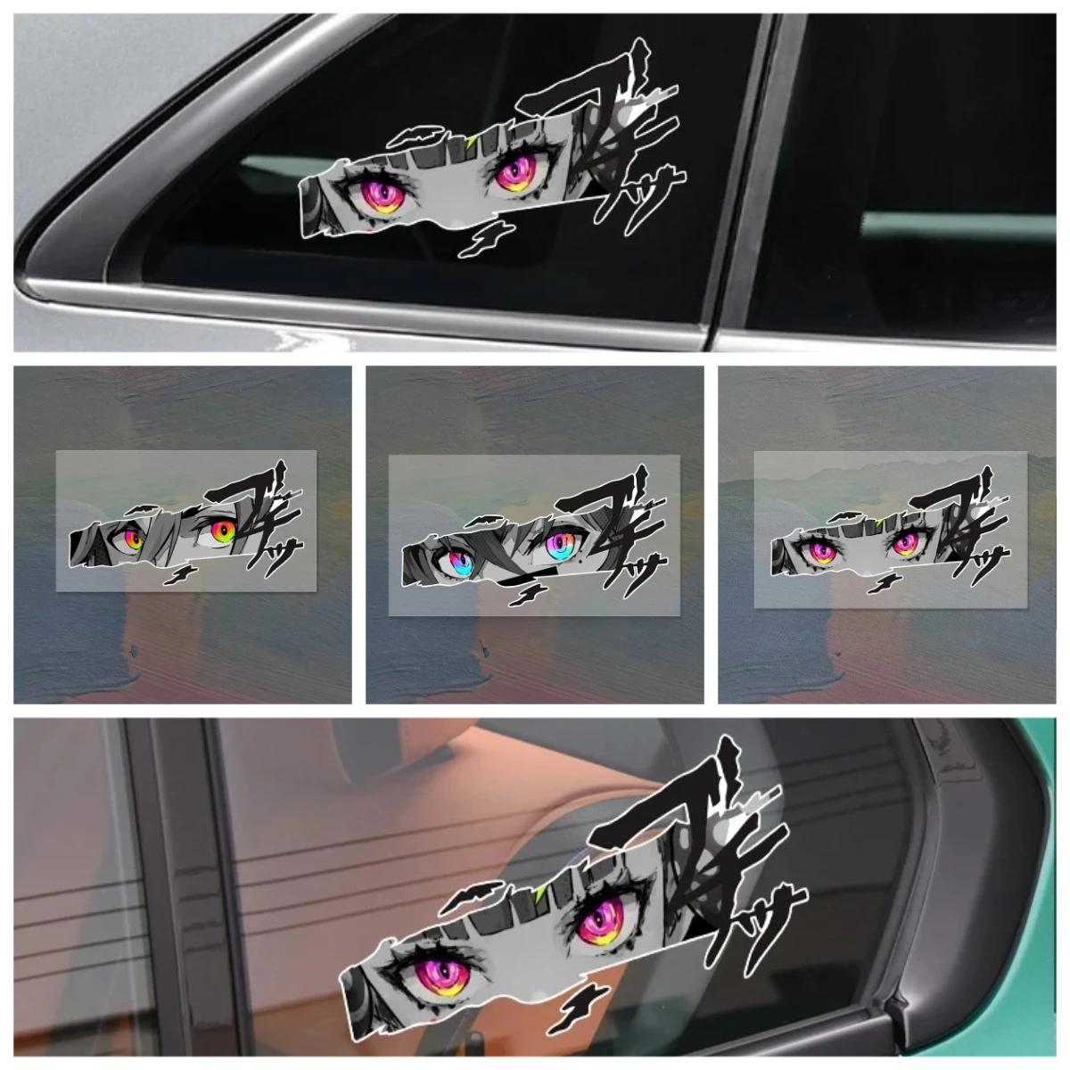 

Аниме JDM автомобильные наклейки виниловые водонепроницаемые наклейки для авто кузов защита от царапин зеркало бампер окно DIY украшения