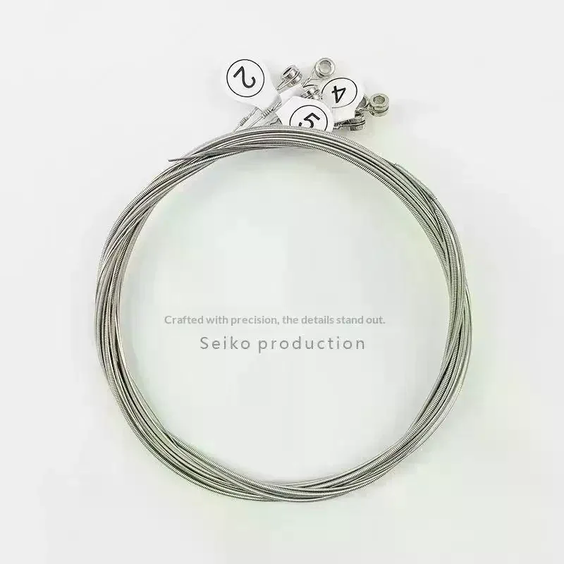 Electric Guitar Strings Nickel Wound Anti Rust Coated High Bright Tone Guitar String Set For Music Performance Practice