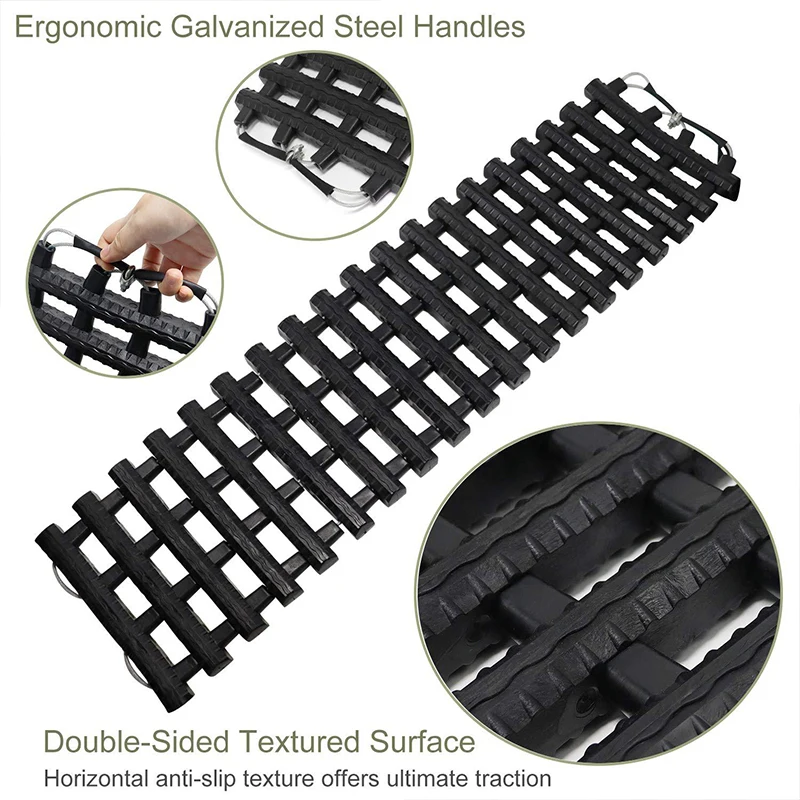 100cm Niversal 7T Vehicle Recovery Traction Tracks Sand Mud Snow Track Tire Ladder For Off Road 4x4 Auto Accessories ﻿