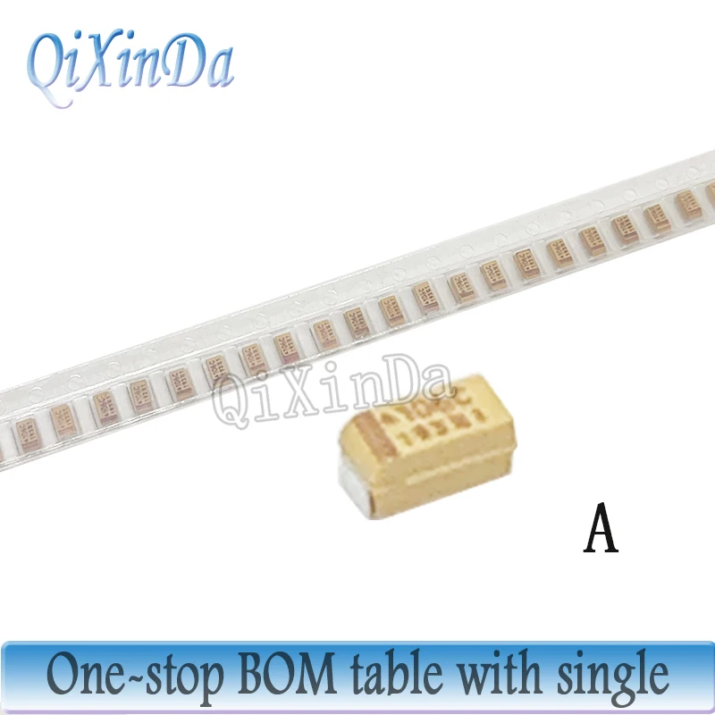 Condensador de tantalio tipo A, B, C, D, 10UF, 100UF, 220UF, 330UF, 470UF, 6,3 V, 10V, 16V, 25V, 35V, 50V, 2,2 UF, 4,7 UF, 22UF, 47UF, 3216, 10