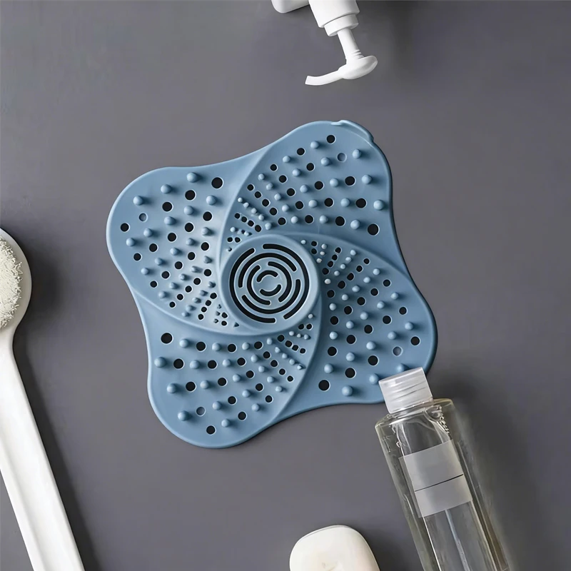 

1pc Anti-blocking Hair Catcher and Stopper Plug Trap Shower Floor Drain Covers Sink Strainer Filter Bathroom Kitchen Accessories