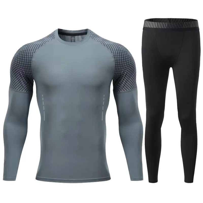Summer Men's Sportswear Quick Dry Tracksuit Sweatpants Running Sets Jogging Suits Male Joggers Fitness Sport Suit Men