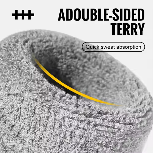WRELS Wristbands Sweatbands Absorbent Stretchable Wrist Bands for Working Out Quick Drying Wrist Sweat Bands for Fitness - Image 4