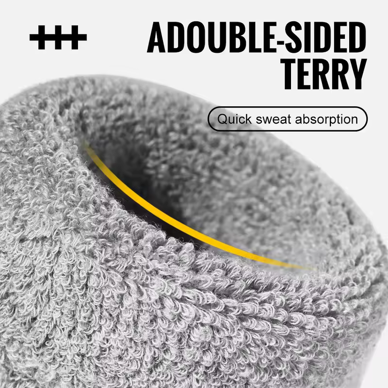 WRELS Wristbands Sweatbands Absorbent Stretchable Wrist Bands for Working Out Quick Drying Wrist Sweat Bands for Fitness - Image 4