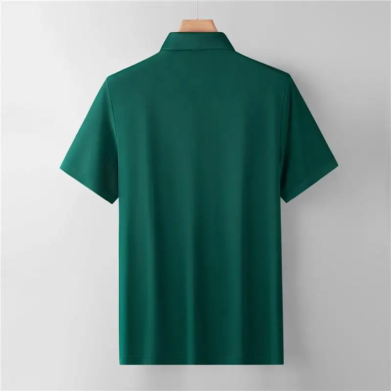 Summer Men's Short Sleeve Solid Color Polo Shirt Print Logo Personalized Custom Design Group Activities For Company Employees