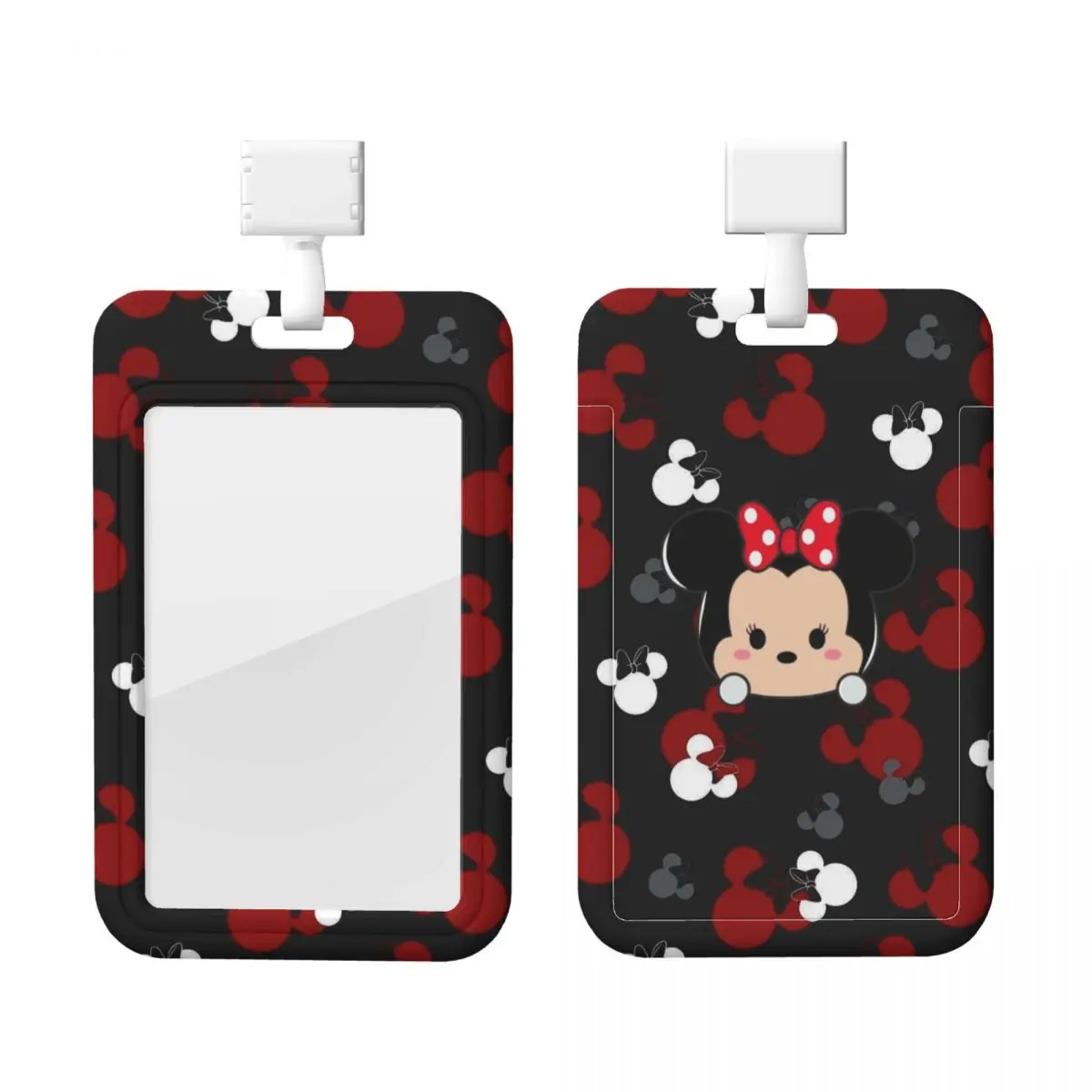 

Custom Funny Minnie Mouse Credit Card Holders Neck Strap Lanyard ID Badge Card Holder Factories Nurse Card Holder