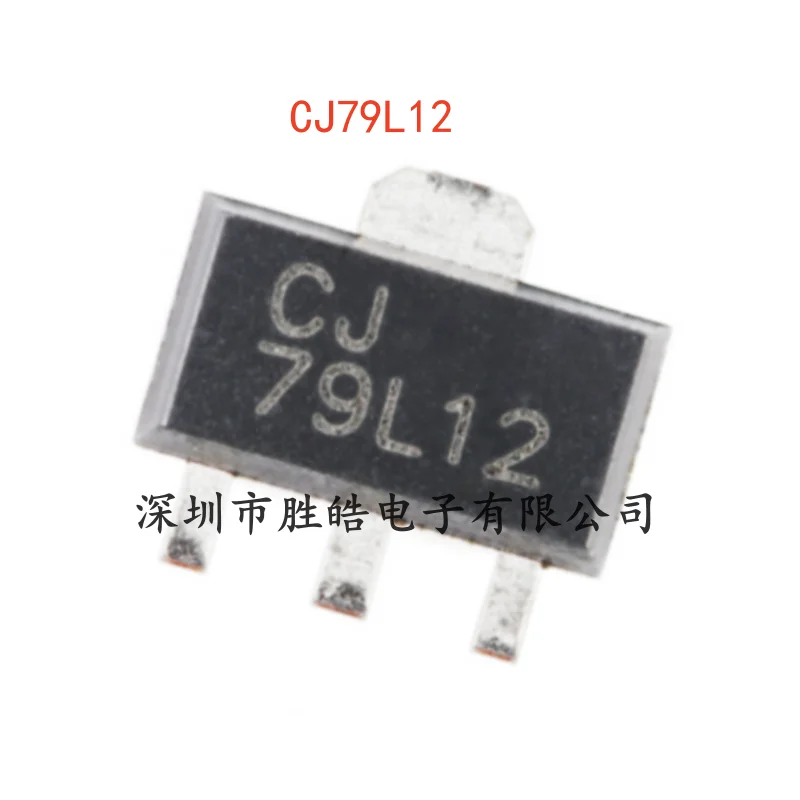 

(10PCS) NEW CJ79L12 12V 100mA Three-Terminal Negative Voltage Regulator Regulator Chip SOT-89 Integrated Circuit