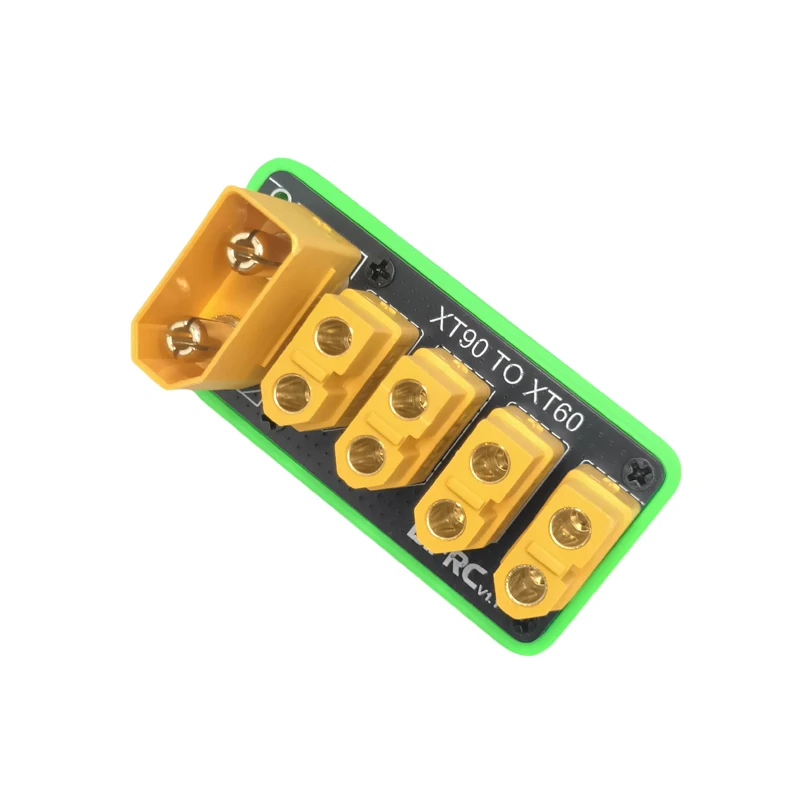 1PCS Vertical Type XT90 to 4-Channel XT60 Power Distribution Board for RC Models/Electric Vehicles Power Management Accessories
