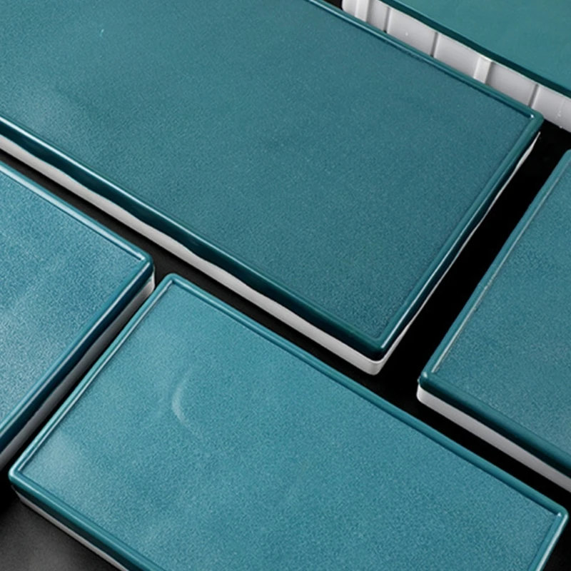 Paleta en caja para ahorrar pintura bandeja almacenamiento pintura con tapa para acuarela, pintura óleo