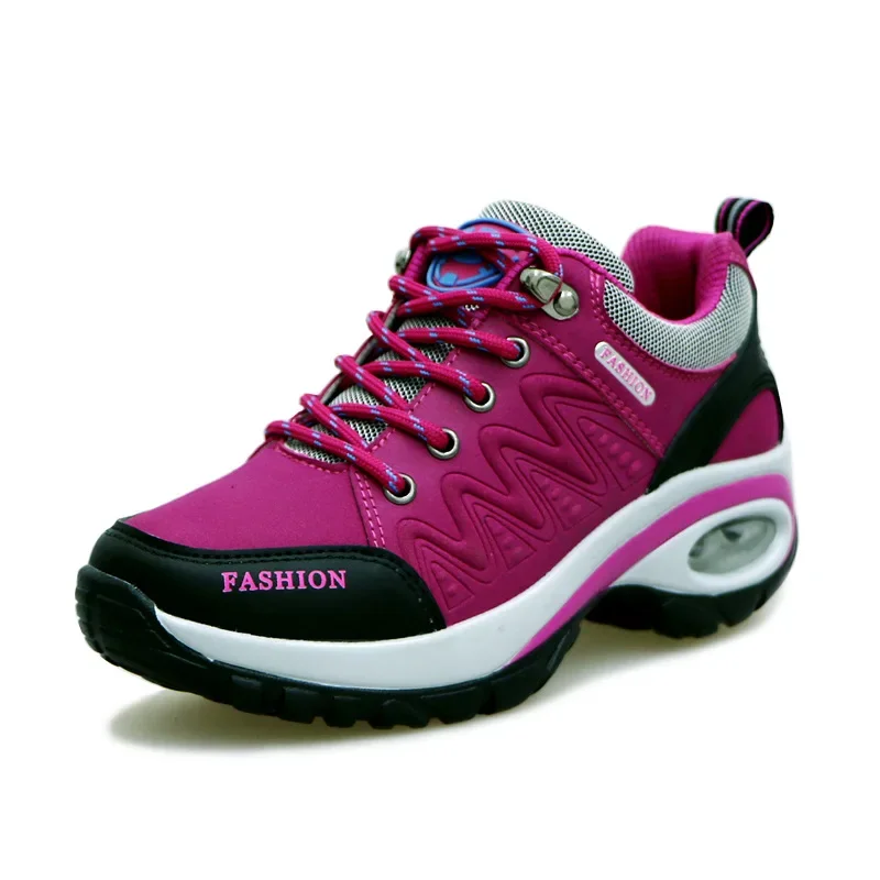 Sports Shoe Platform Sneakers Fashion Outdoor Hiking  Non-Slip Casual Shoes Low Top Running  Women Footwear