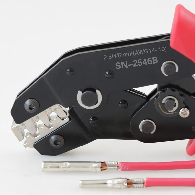 Crimpzange Photovoltaik-Kabelverbinder SN-2546B Klemmklemmenzange Koax-Crimp-Solarpanel-Anschlüsse Multi-Contact 4 – Detail 7