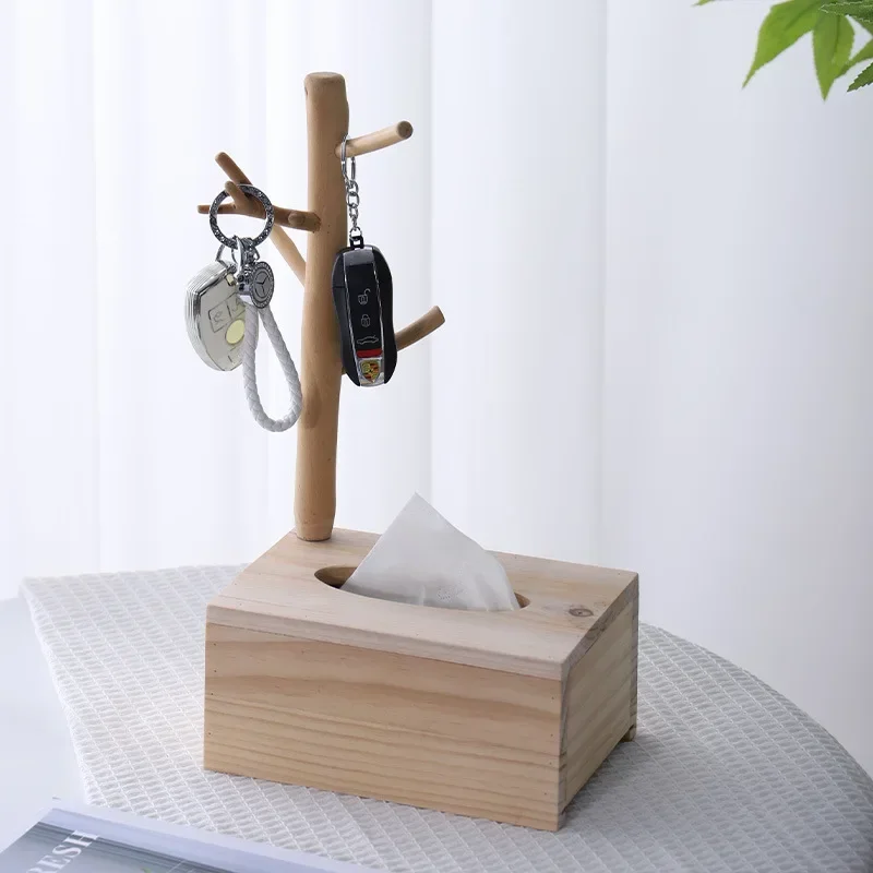 Light luxury premium tissue box ornament, desk, living room desk creative pumping carton