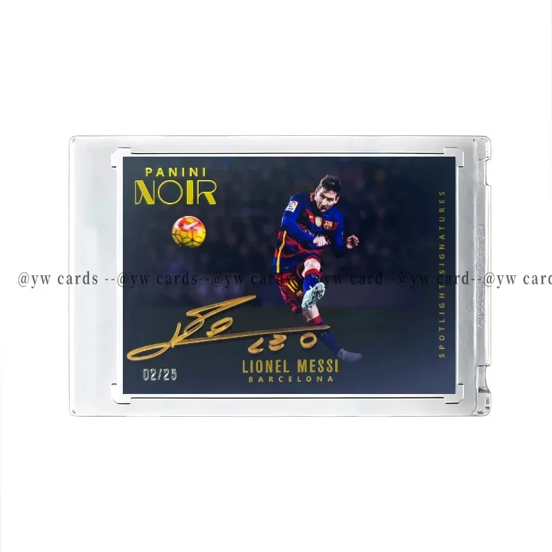 DIY Handmade Messi Ronaldo Mbappé Beckham Trading Cards 1/1 Gold Foil Serial Numbered Soccer Collectible Cards for Football Fans view 4