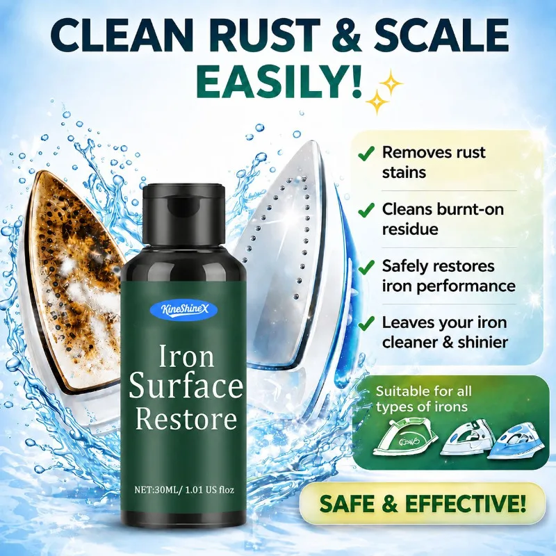Iron Cleaner Stain Remover Effective Cleaning Solution Iron Stain Cleaning Agent Soleplate Cleaning Formula Burn Mark Residue