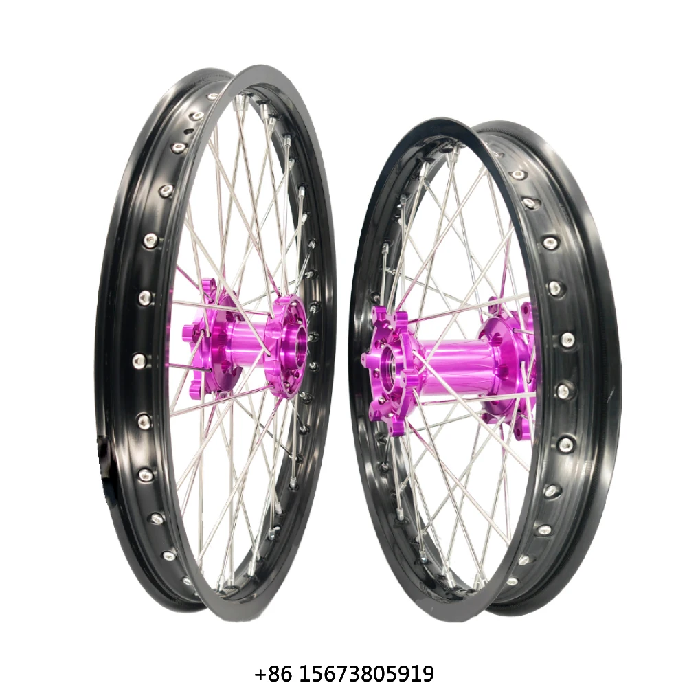 Customized  21 19 18 Inch Rim EXC SXF 250 350 450 500 525 530 MX Enduro Motorcycle Wheels  Motorcycle Wheel Motocross MX Wheels
