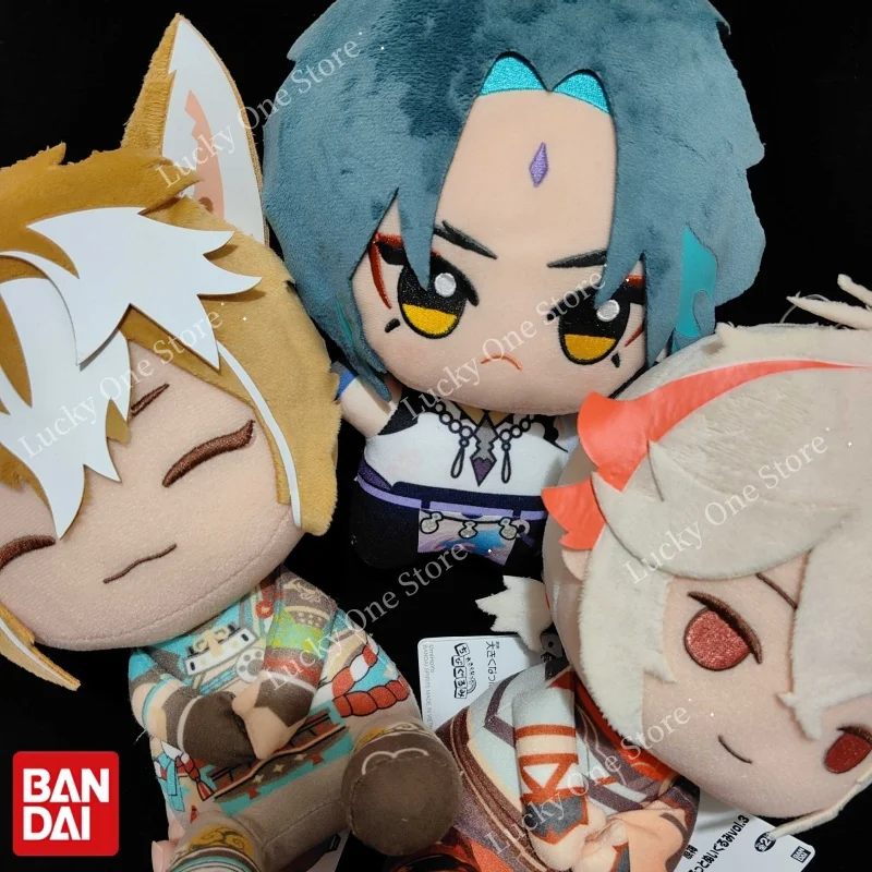 

Плюшевый брелок BANDAI BANPRESTO Genshin Impact Chibi с персонажами аниме, коллекционная игрушка, подарок для фанатов игр, серия 1, 2 и 3