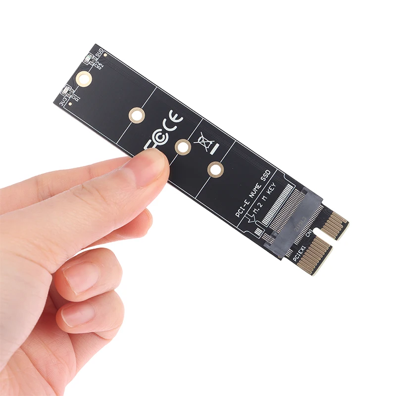New PCIE to M2 Adapter NVMe SSD M2 PCIE X1 Raiser PCI-E PCI Express M Key Connector Internal Solid State Drive