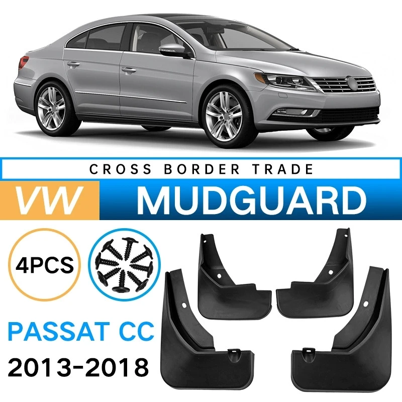 

4PCS Front Rear Wheel Mudguards For Volkswagen Passat CC 2013-2018 Sedan Touring Splash Guards Fender Mud Flaps Accessories