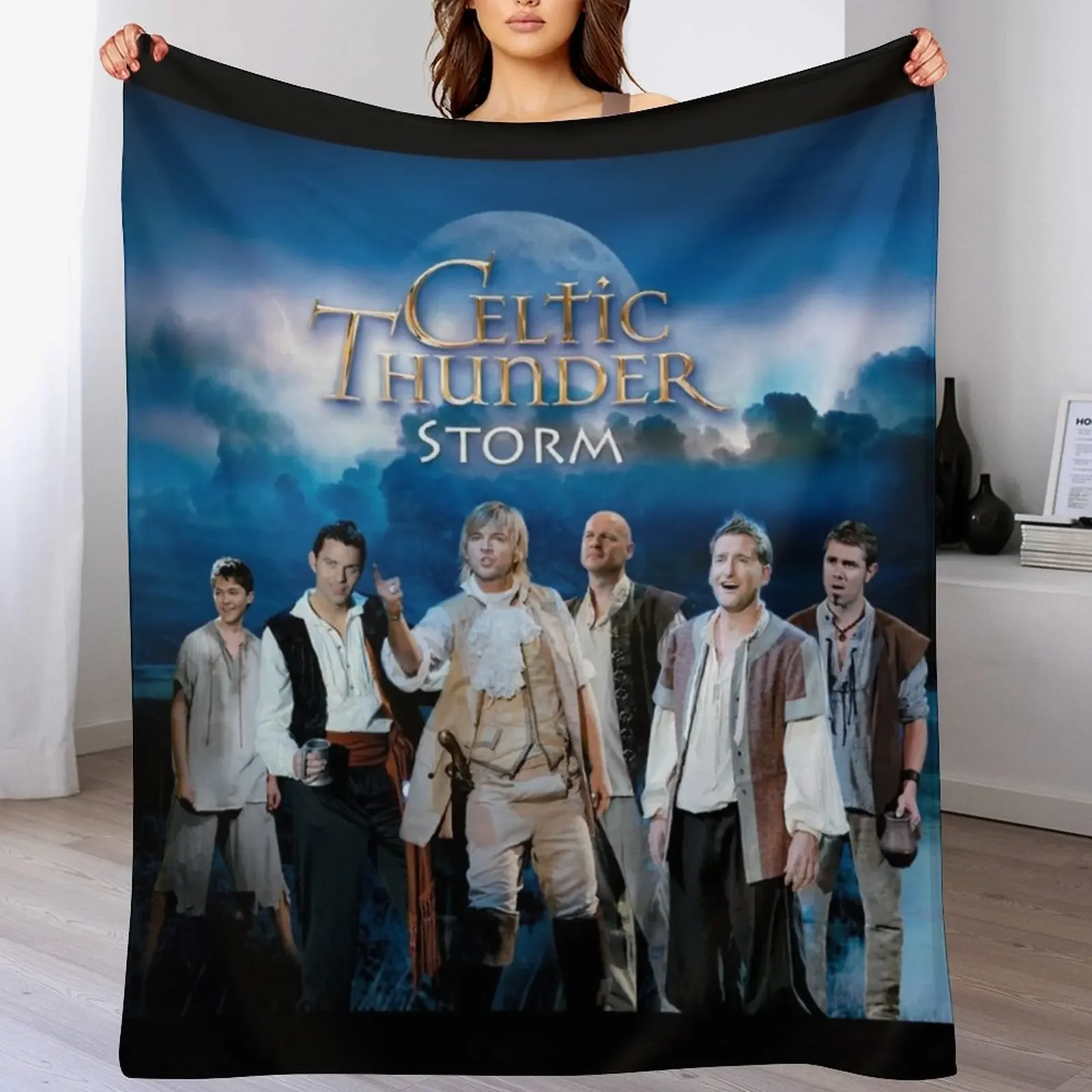 Celtic Thunder storm Throw Blanket Soft Warm Blanket Gift for Grandparents