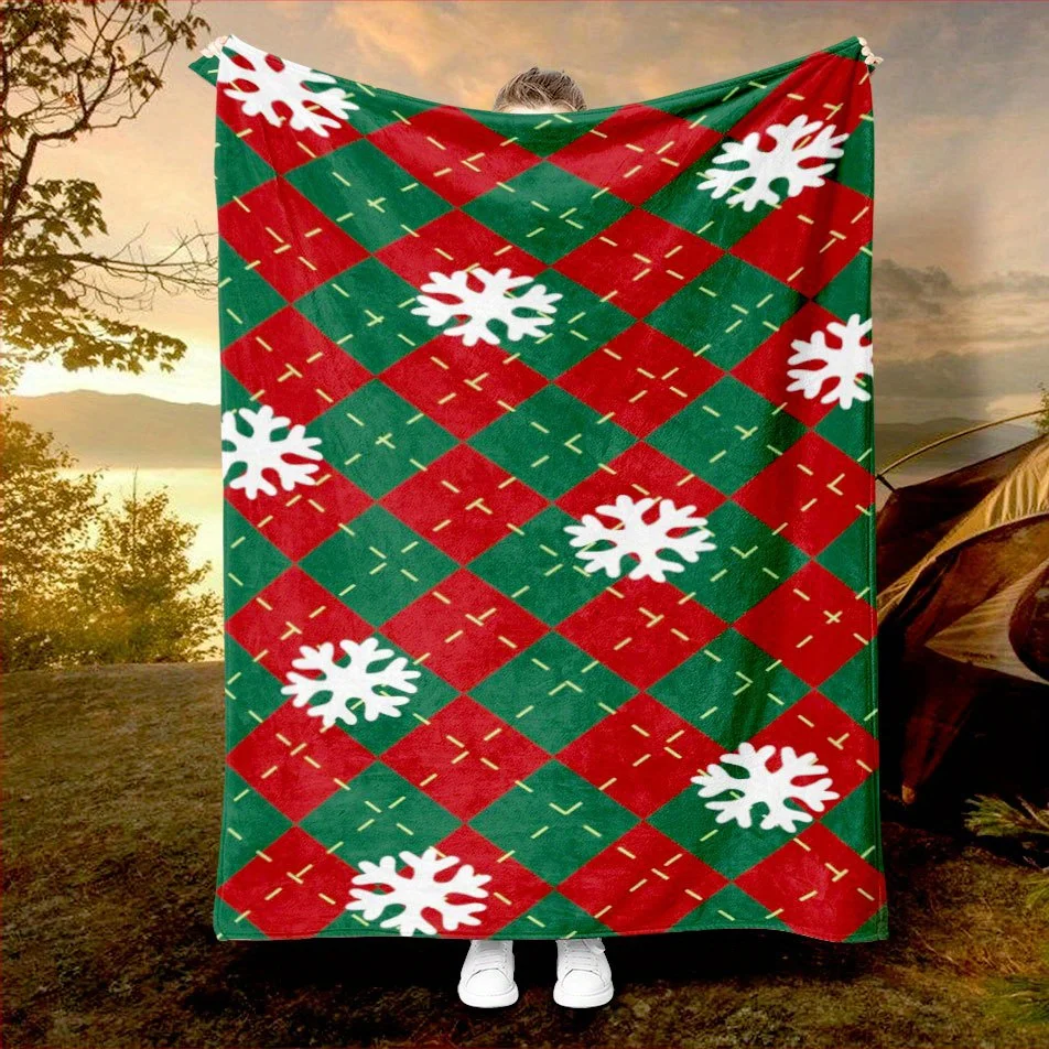 Christmas Celebration Joy Blanket Cozy Flannel Throw for Holiday Cheer AllSeason Comfort Festive Tradition Gift