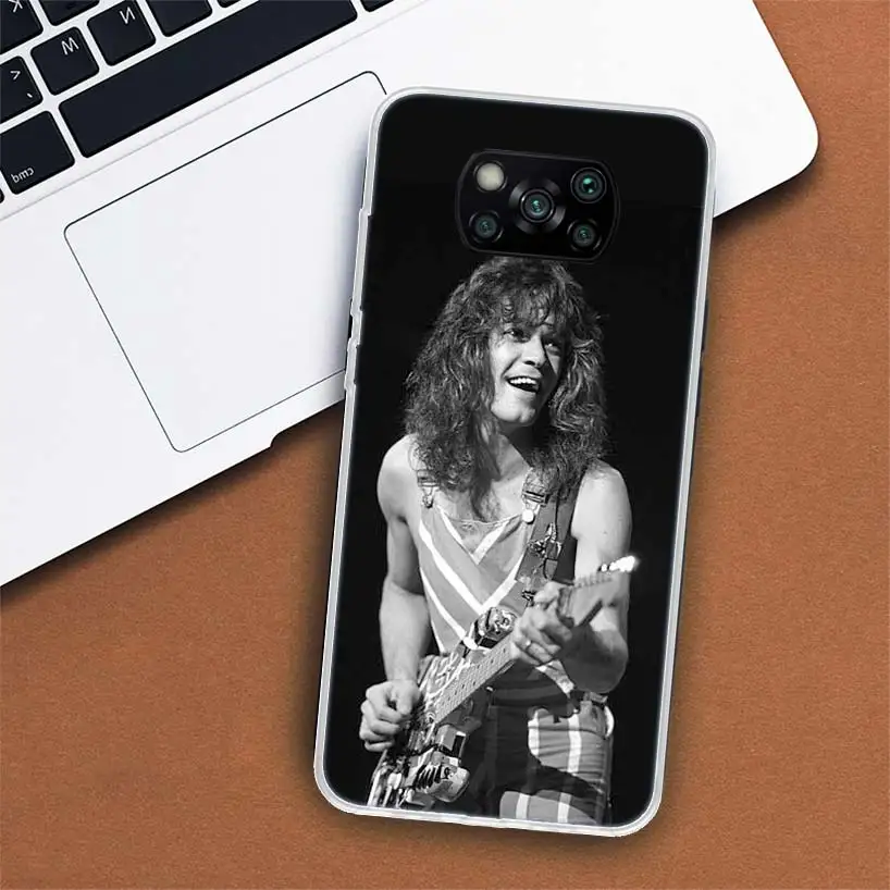 Eddie Van Halen Graphic Guitar Phone Case For Xiaomi Mi 11 Lite 11i 12X 12 9 8 12T 11T 10T 9T Pro 10 5X 6X Ultra 5G Cover Coque