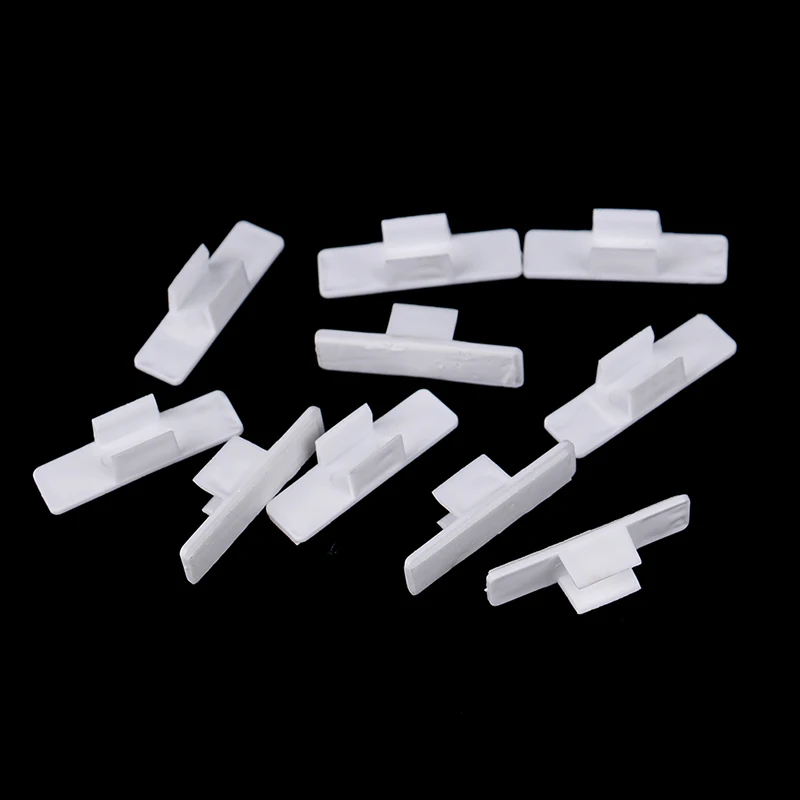 New Selfadhesive Pen Holder Pencil Clip Holder Desktop Fixed Pen Case 10pcs