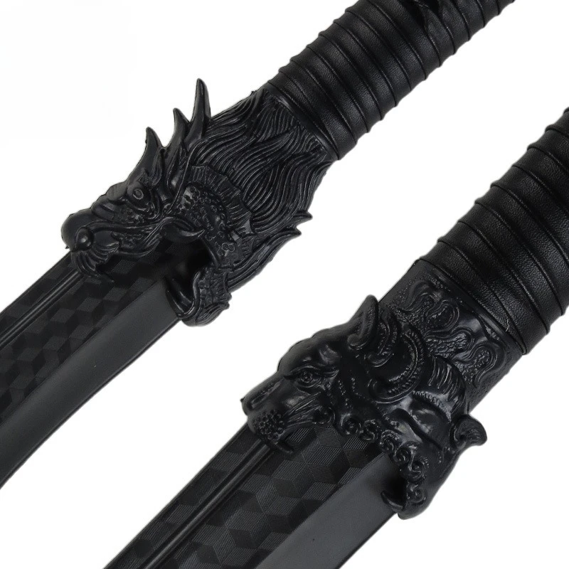 Épées de pratique du népal, 69cm/27,17 pouces, formation en Art Martial, accessoires d'armes en plastique, modèle de fournitures de fête, ornements, jouets d'exposition, sport