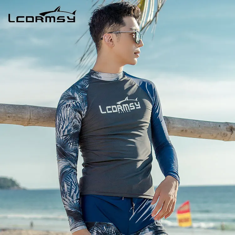 For Men Sun-proof Surfing wetsuits jellyfish suit Beach swimwear Long-sleeved Snorkeling Wetsuit Diving suit