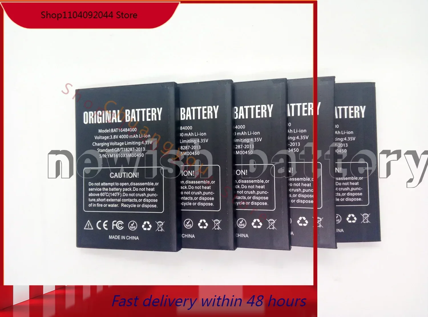 For Doug Doogee New X5 Max Pro Battery X5Max Mobile Phone Battery Bat16484000