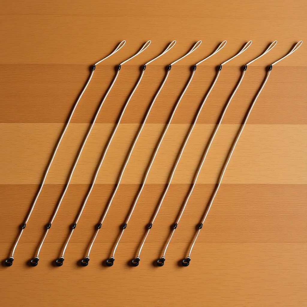 8pcs Pen Lanyard For Touch Pens Elastic Anti-Lost Strap Stylus Holder Leash Writing Tool Accessory Portable Organizers For