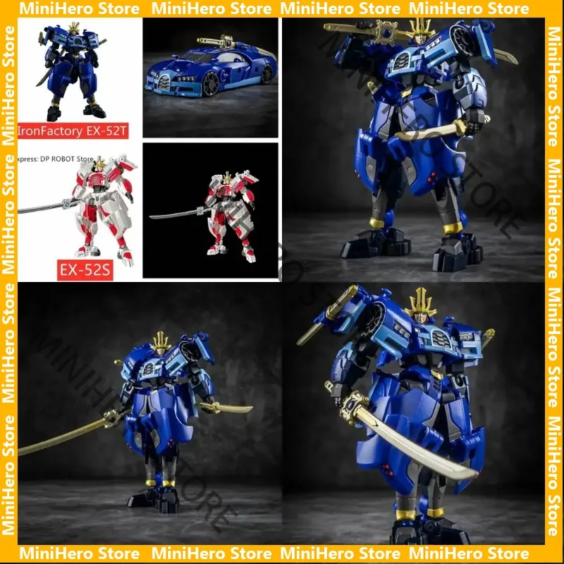 

100% Оригинальная фигурка KOCHUU-NORIMUNE TSUKI Transformation Iron Factory IF EX-52T EX52S Drift IRON SAMURAI SERIES
