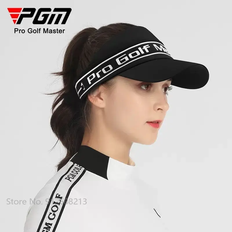 PGM Women Sunscreen Peaked Cap Anti-UV Golf Sports Caps for Ladies Outdoor Sun Shade Hats Female Casual Anti-sweat Empty Top Hat