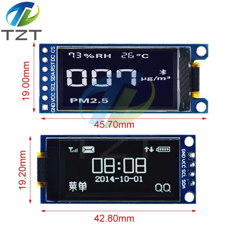 1.3 inch OLED display 64×128 LCD module SH1107 LCD 1.3 