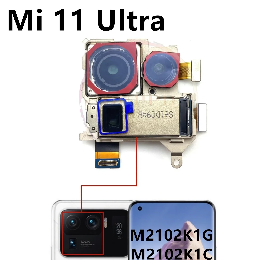 Front Rear Camera For Xiaomi Mi 11 Pro Ultra 11pro 11ultra Frontal Selfie Facing Back Main Camera Module Flex Parts