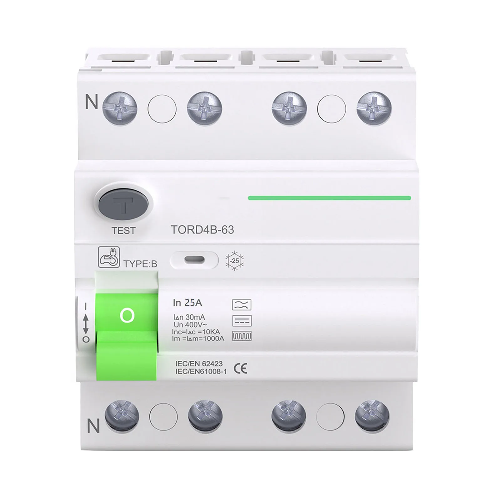 

Photovoltaic Charge 4P Leakage Protector Harsh Environments Durability Electrical Safety High Sensitivity Detection