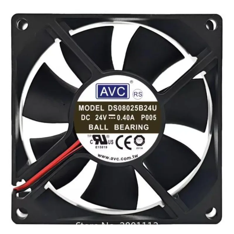 

Оригинальный новый вентилятор для AVC DS08025B24U-109 8025 24 В 0,40 А инверторный охлаждающий вентилятор 8 см 80*80*25 мм