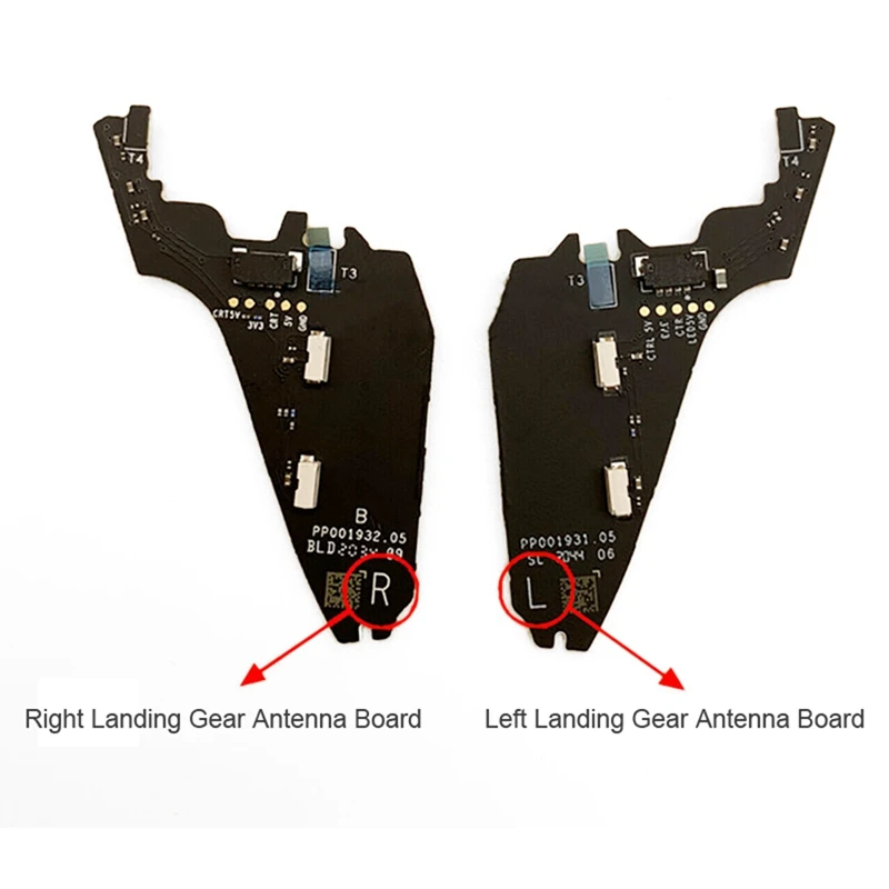 Planches d'Antenne de Remplacement pour Train d'Atterrissage Bras Avant, pour Drone Dji FPV