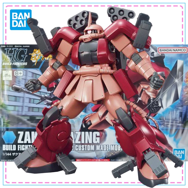 

Bandai HG 1/144 HGBF 002 ZAKU AMAZING Aninm Full Anime Фигурка Подлинная модель Gundam Kit Коллекция Сборочная модель для игрушек