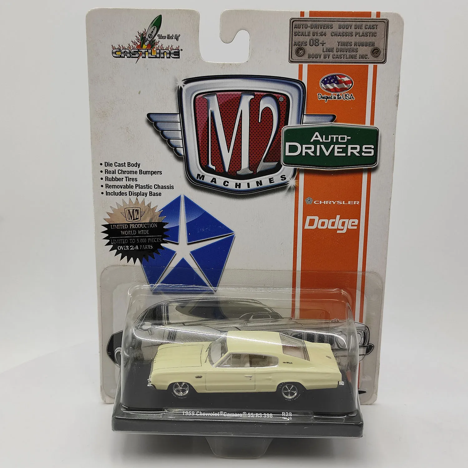 

Diecast M2 1/64 Scale 1969 Chevrolet Camaro SS/RS 396 Alloy Car Model Collectible Toy Gift Souvenir Display Ornament