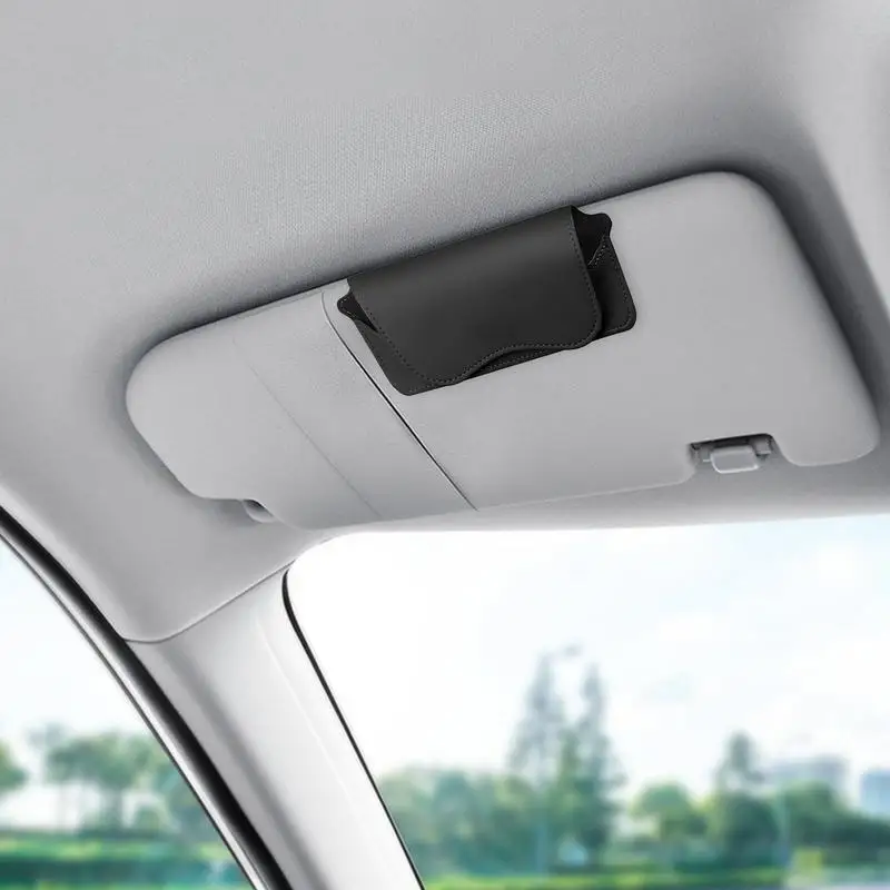 

Держатель для солнцезащитных очков для автомобиля, органайзер для очков, коробка с магнитной адсорбцией для хранения в автомобиле, инструмент для большинства очков стандартного размера