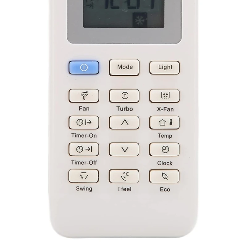 2024 New Remote Control for YAK1F Air Conditioner Efficient Remote Control Replacement Easy Accurate Temperature Control