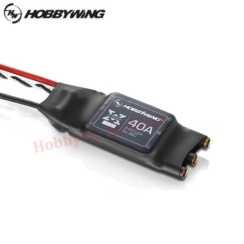 Hobbywing xrotor 20a 40a esc sem escova 2-6s sem bec controlador de velocidade xrootor de alta atualização para rc fpv avião uav drone quadcopter