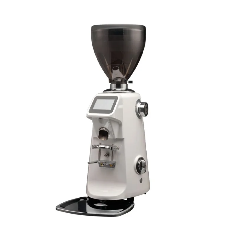 Commercial Coffee Grinder Electronic Touch Screen Dosing Espresso Mill Large Bean Hopper