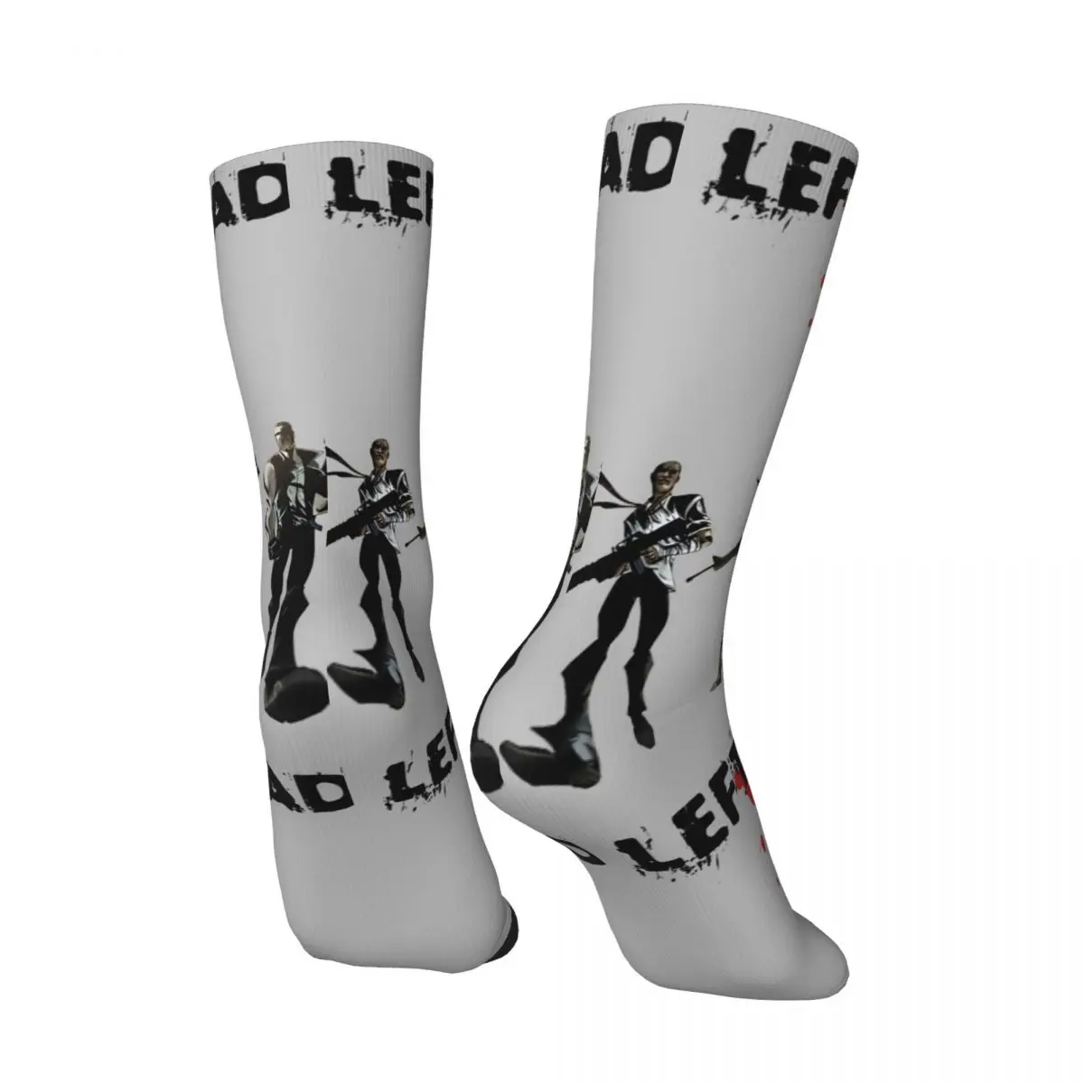 Vintage Together Men's compression Socks Unisex L-Left 4 Dead Street Style Seamless Printed Novelty Crew Sock