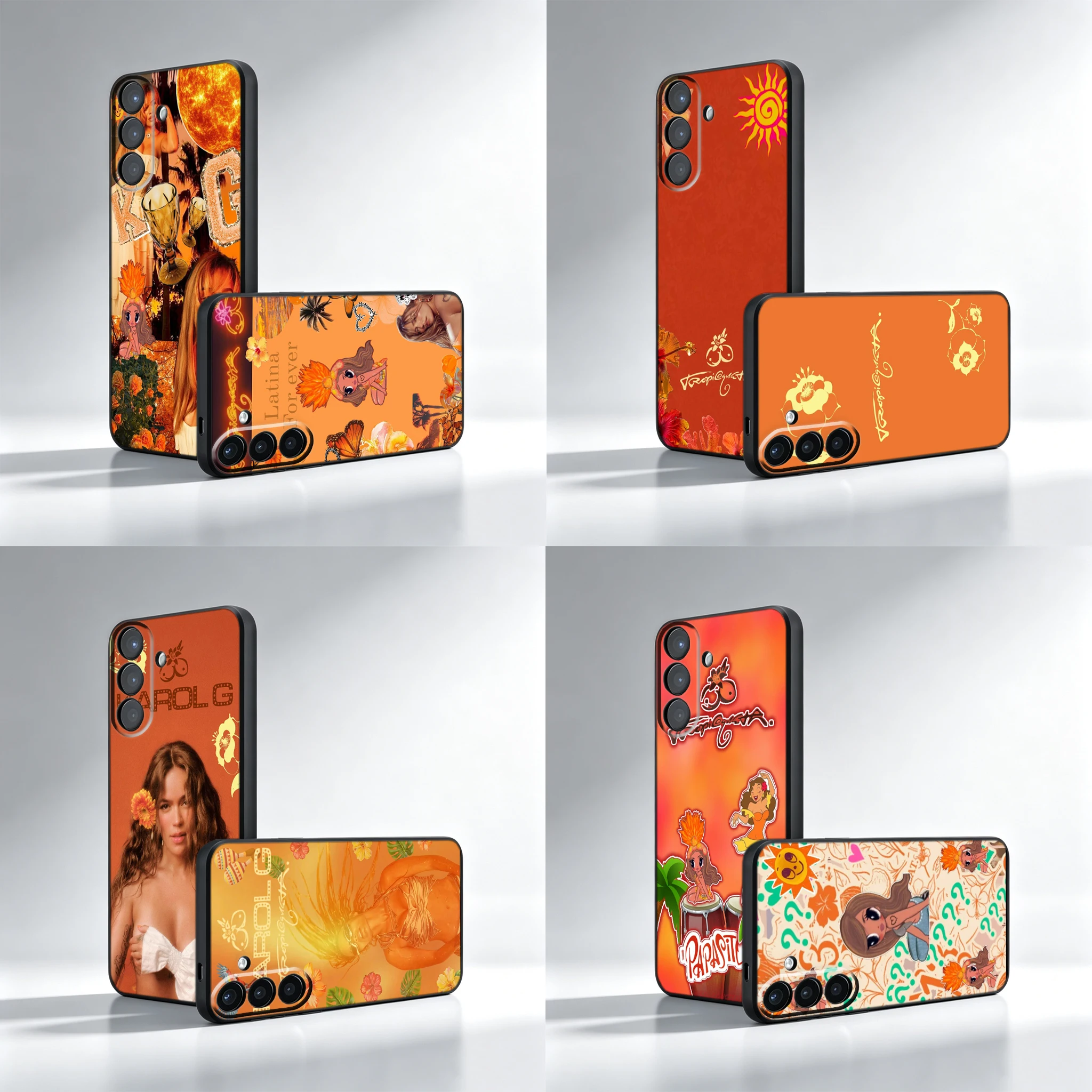 K-Karol G Tropicoqueta Phone Case For Samsung A53 A52S A33 A32 A23 A22 A13 A12 A03S A02 Note 10 20 Ultra A73 A72 M22 M32 M33 A81
