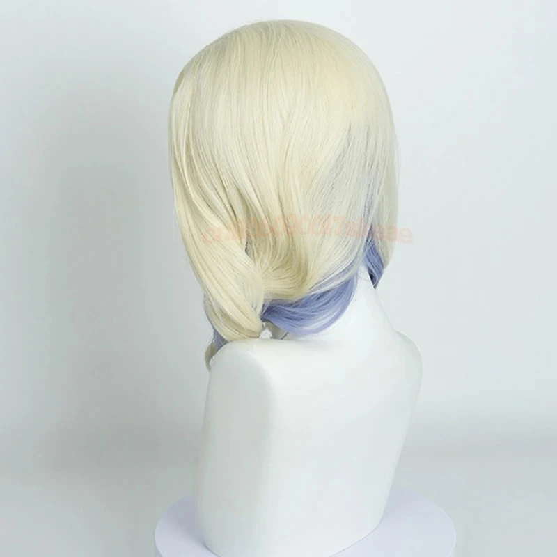Perruque de Cosplay du film Zombies 4 Dawn Of The Vampires Addison pour femmes, cheveux bleu doré, perruque synthétique résistante à la chaleur, accessoire d'halloween